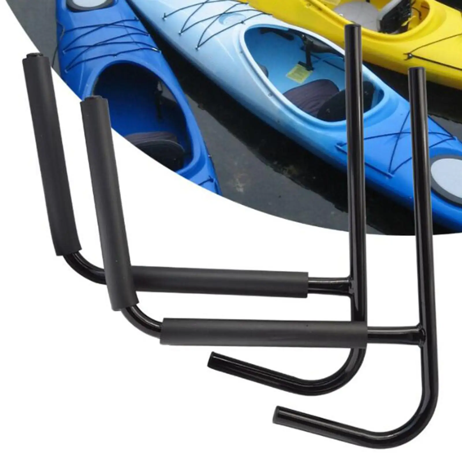

Indoor Kayak Storage Hook Rack Canoe Carrier Wall Bracket Garage Hooks