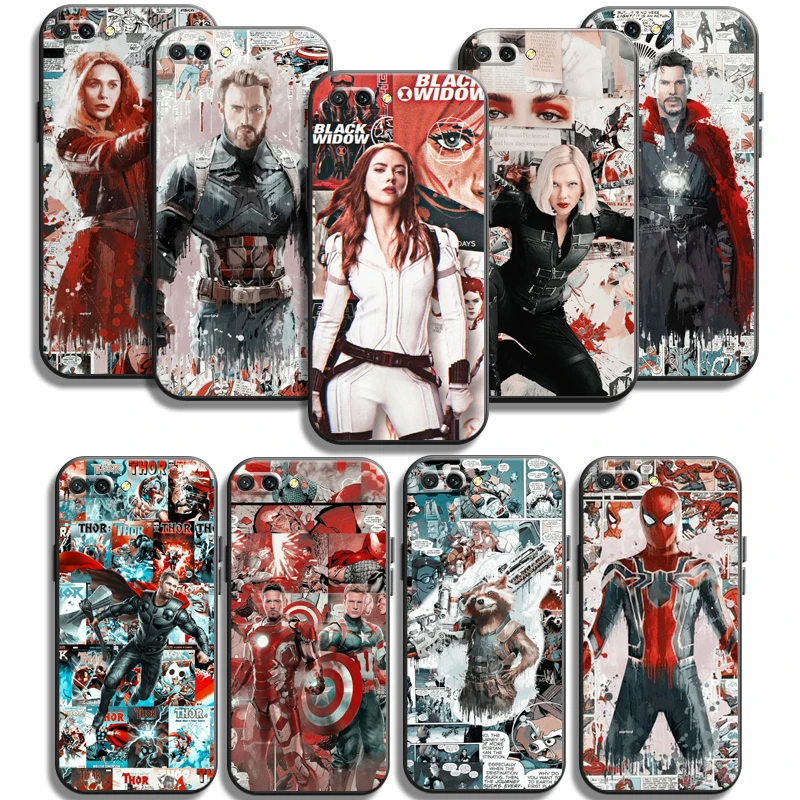 

Marvel Iron Man Phone Cases For Huawei Honor P30 P30 Pro P30 Lite Honor 8X 9 9X 9 Lite 10i 10 Lite 10X Lite Coque Soft TPU