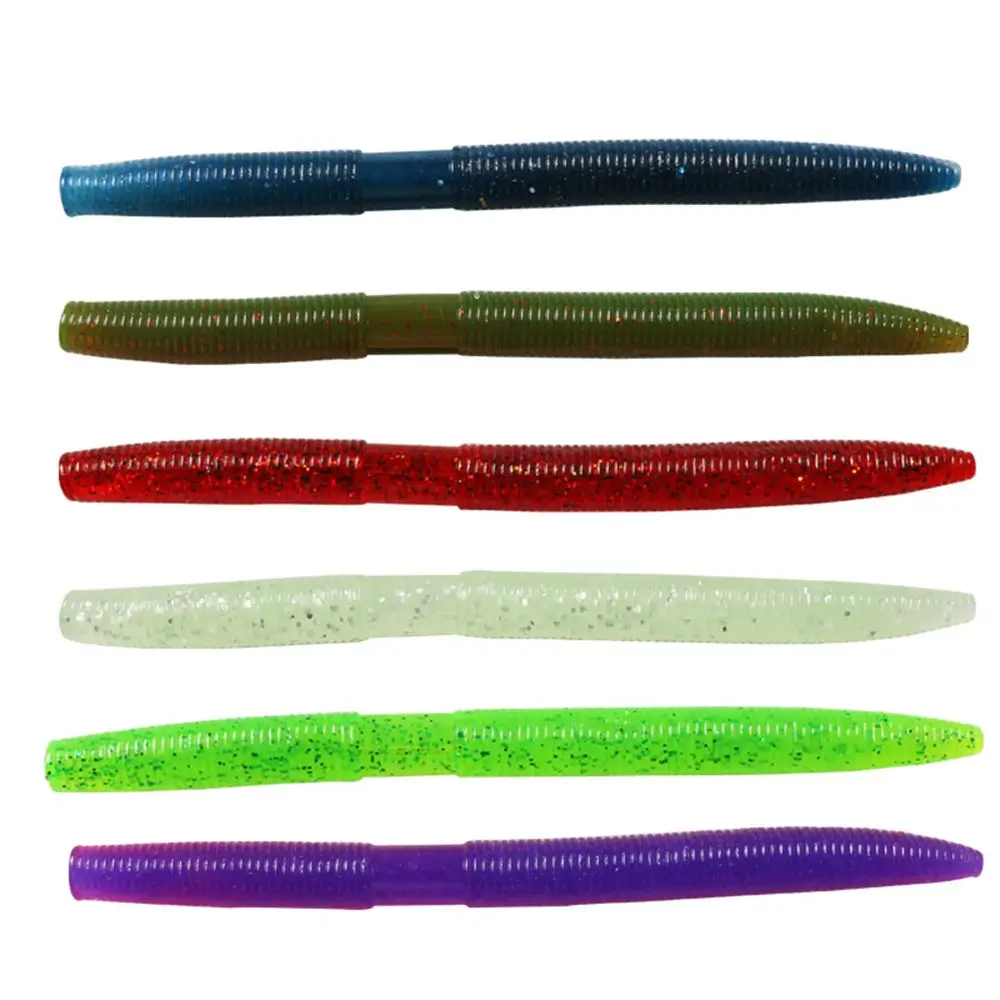 

Fishing Maggots Worm Lure Add Salt Screw Thread Soft Bait Grub 14cm 10g Long Cast Artificial Lures Lot 8 Pieces Sale