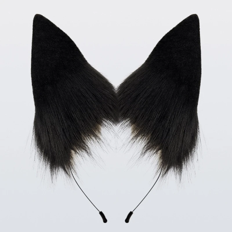 95AB ручная работа повязка на голову с ушками щенка аксессуары для косплея девочек