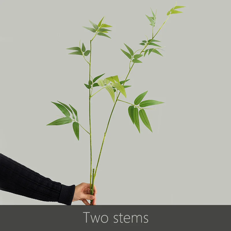 Искусственные веточки бамбука из пластика