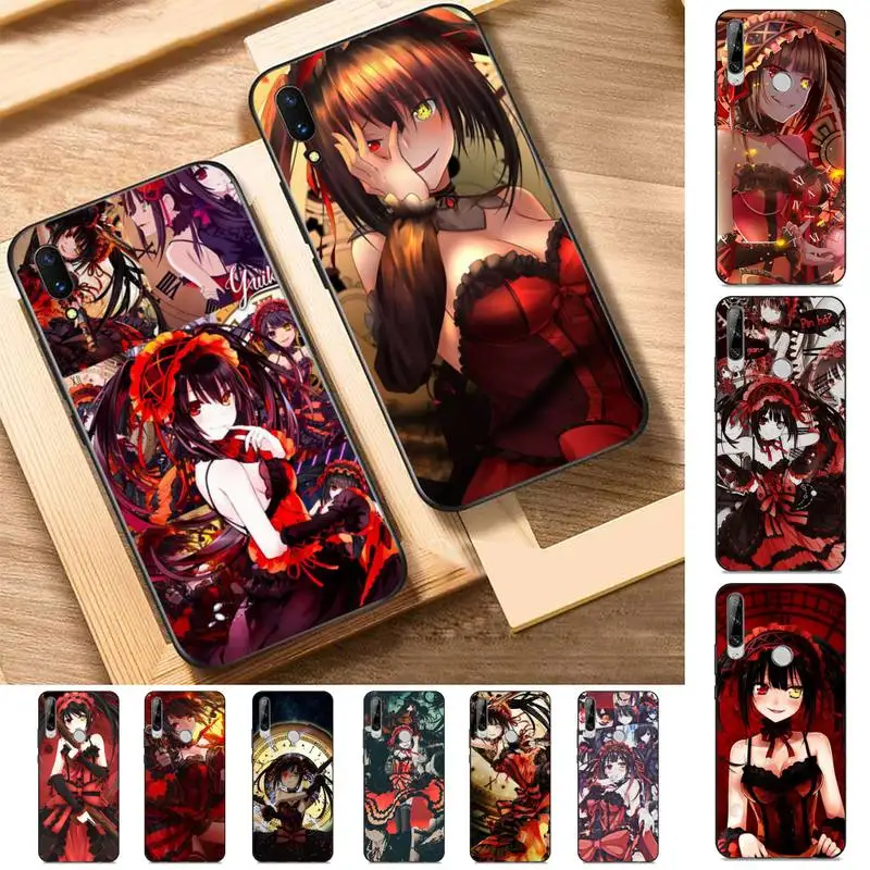 

Date a Live Tokisaki Kurumi Anime Phone Case for Huawei Y 6 9 7 5 8s prime 2019 2018 enjoy 7 plus