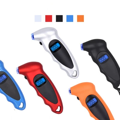 Цифровой Автомобильный манометр измеритель давления в шинах с ЖК-дисплеем -