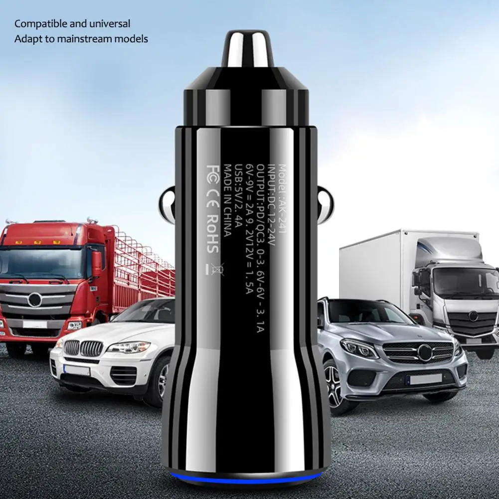 Компактное автомобильное зарядное устройство Pd20w с Usb-портом Автомобильное для