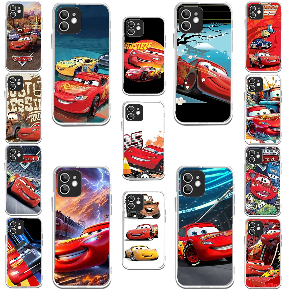 Прозрачный силиконовый чехол WD-14 Lightning McQueen для LG K42 50 52 62 71 G8 V40 60 G52 61 92 X4 VELVET Stylo6 THINQ5