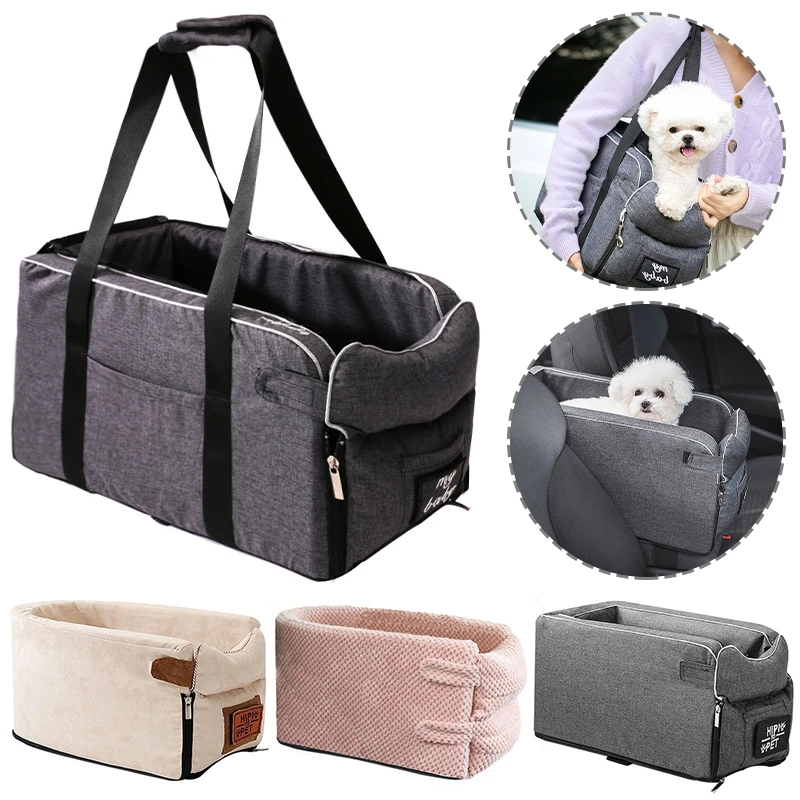 

Car Safety Pet Seat Transport Dog Carrier Portable Dog Bed Dog Bag Carrier Dog Car Seat Safety Travel Bag Dog Accessories