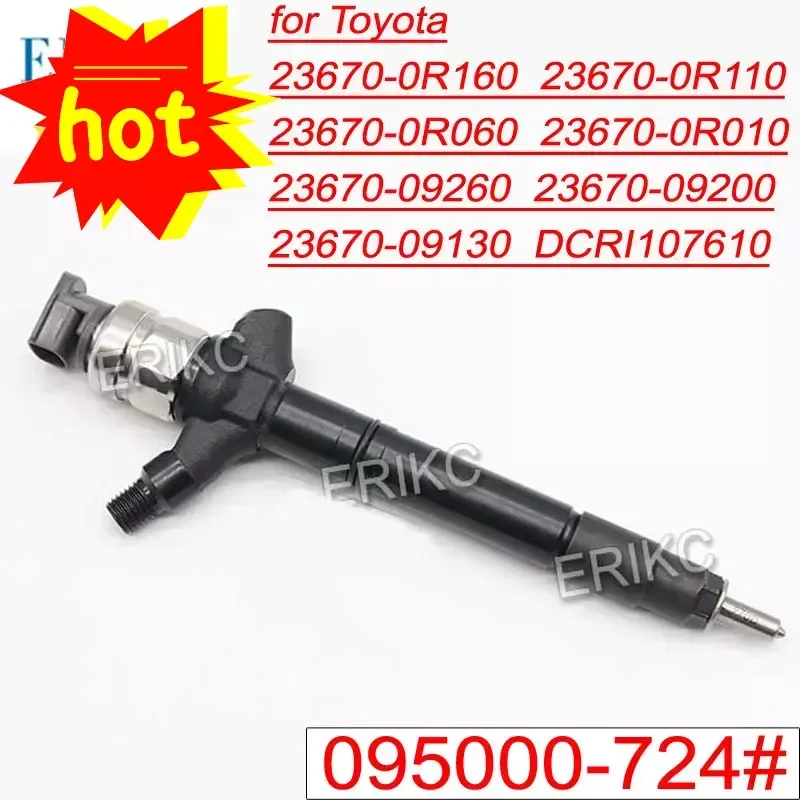 Фото 23670-0R060 Форсунка Common Rail 095000-7241 23670-0R010 Дизельная форсунка для Toyota Avensis 095000-7240 №1