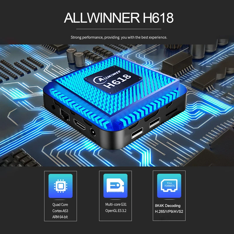 T95 Max TV BOX Android 12 двухдиапазонный Wi-Fi 4G 5G BT4.0 8K 4K H618 4 ГБ 64 Smart Media Player Fast Top Box IPTV