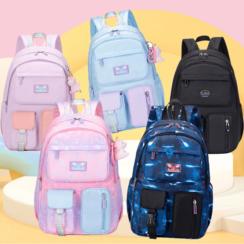 Children's Backpack School Bags for Teenager Girls Boys Casual Primary Waterproof School Backpack Kid Schoolbag Mochila Infantil
