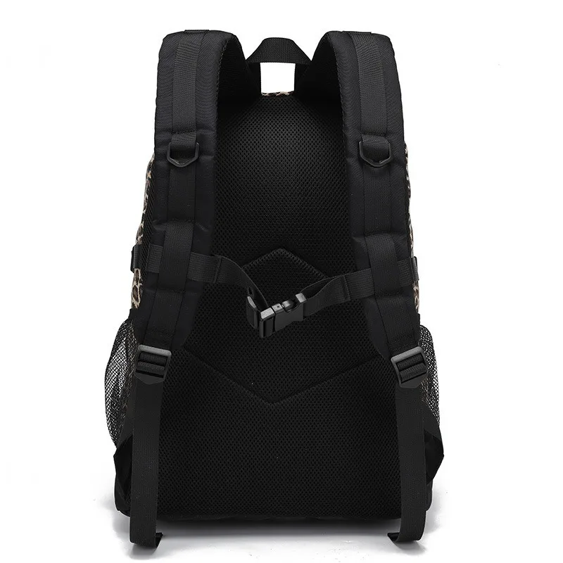 Модный повседневный женский рюкзак с леопардовым принтом корейский