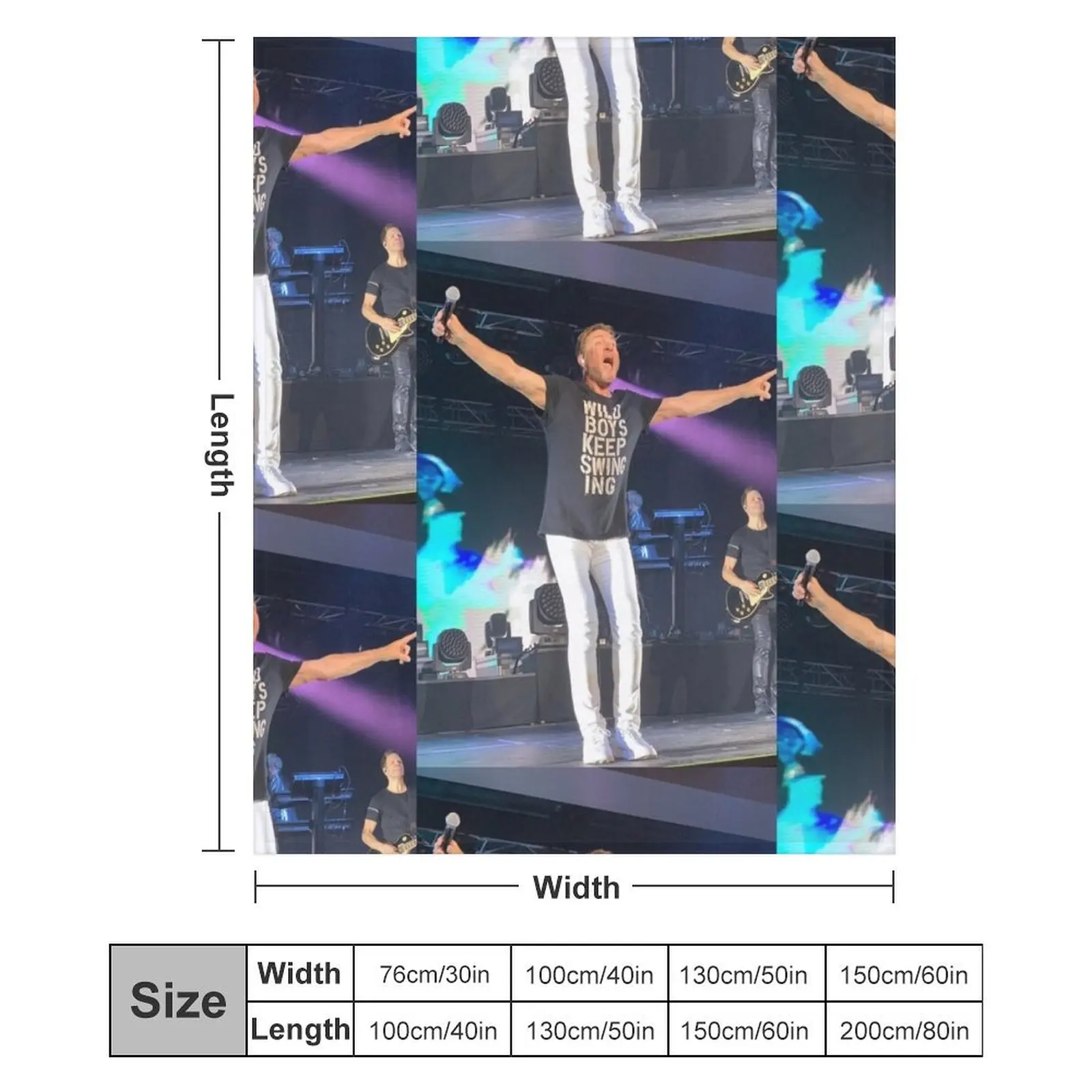 Плед Duran Duran's Simon LeBon