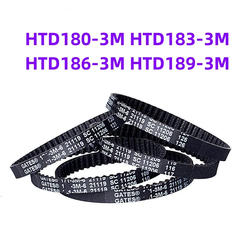 

HTD180-3M HTD183-3M HTD186-3M 4 мм/5 мм/6 мм/8 мм/10 мм/12 мм/15 мм/20 мм зубчатый ремень, ремень ГРМ