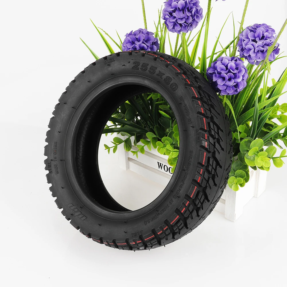 

10 дюймов 255x80 внедорожная шина бескамерная шина для Kaabo Mantis W Arrior резиновые шины Сменные аксессуары для электрического скутера