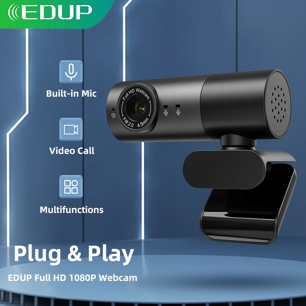 

Веб-камера EDUP, 1080P, HD, для ПК