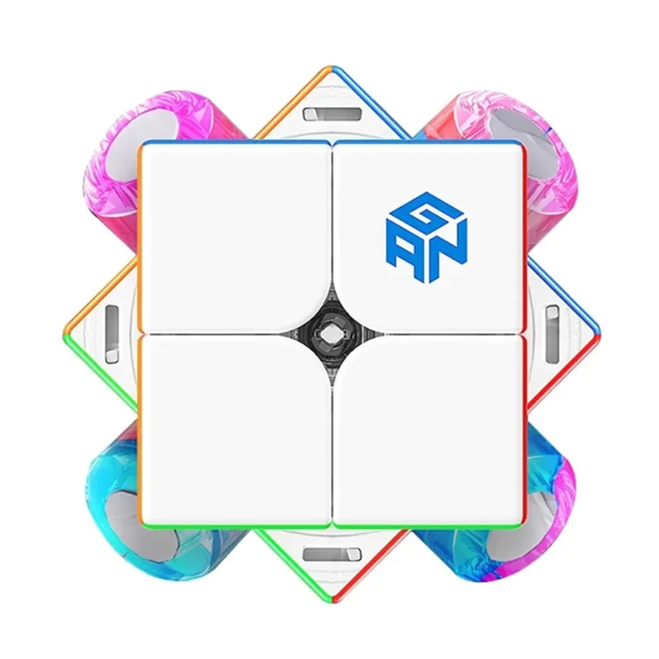 Магнитный скоростной куб GAN251M 251 Pro Air Leap 2x2 профессиональный магический 2x2x2