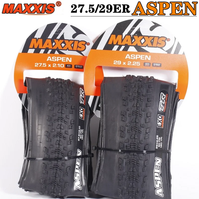 

MAXXIS ASPEN 29x2.25 Tubeless MTB Bike Tire 27.5x2.25 /29*2.1/2.4 120TPI EXO TR Mountain Bicycle Tyres aro 29er pneu Bicicleta