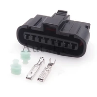1 set 8 hole auto electrical adapters automobile air flowmeter wiring harness socket with terminal and rubber seals