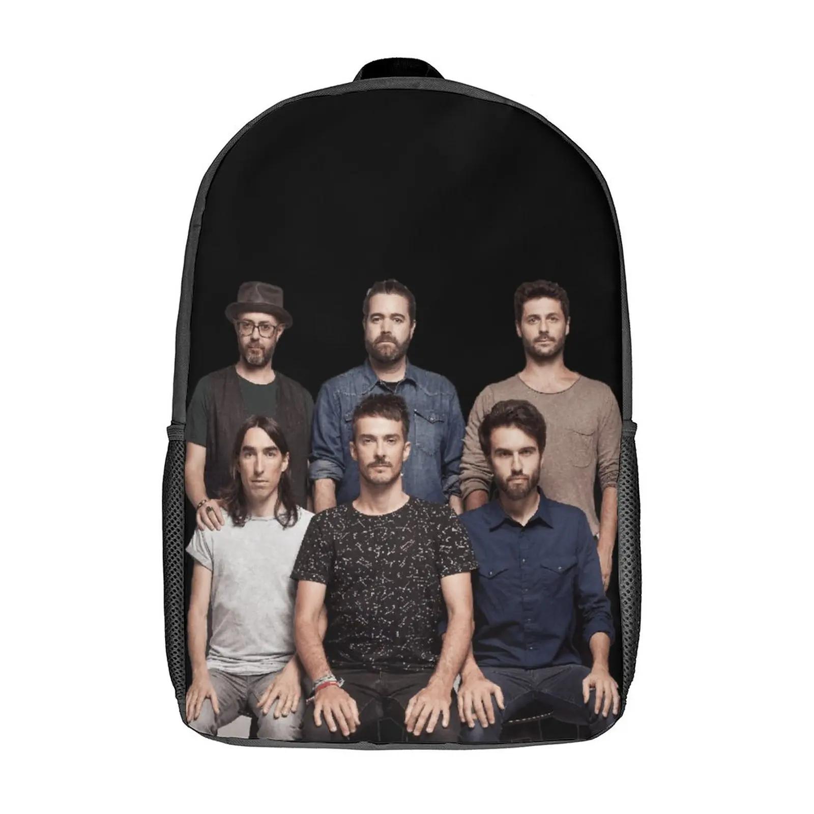 Vetusta And Morla En Concierto En Barcelona El 5 De Julio 17 Inch Shoulder Backpack Vintage  Schools Creative Secure Snug Field