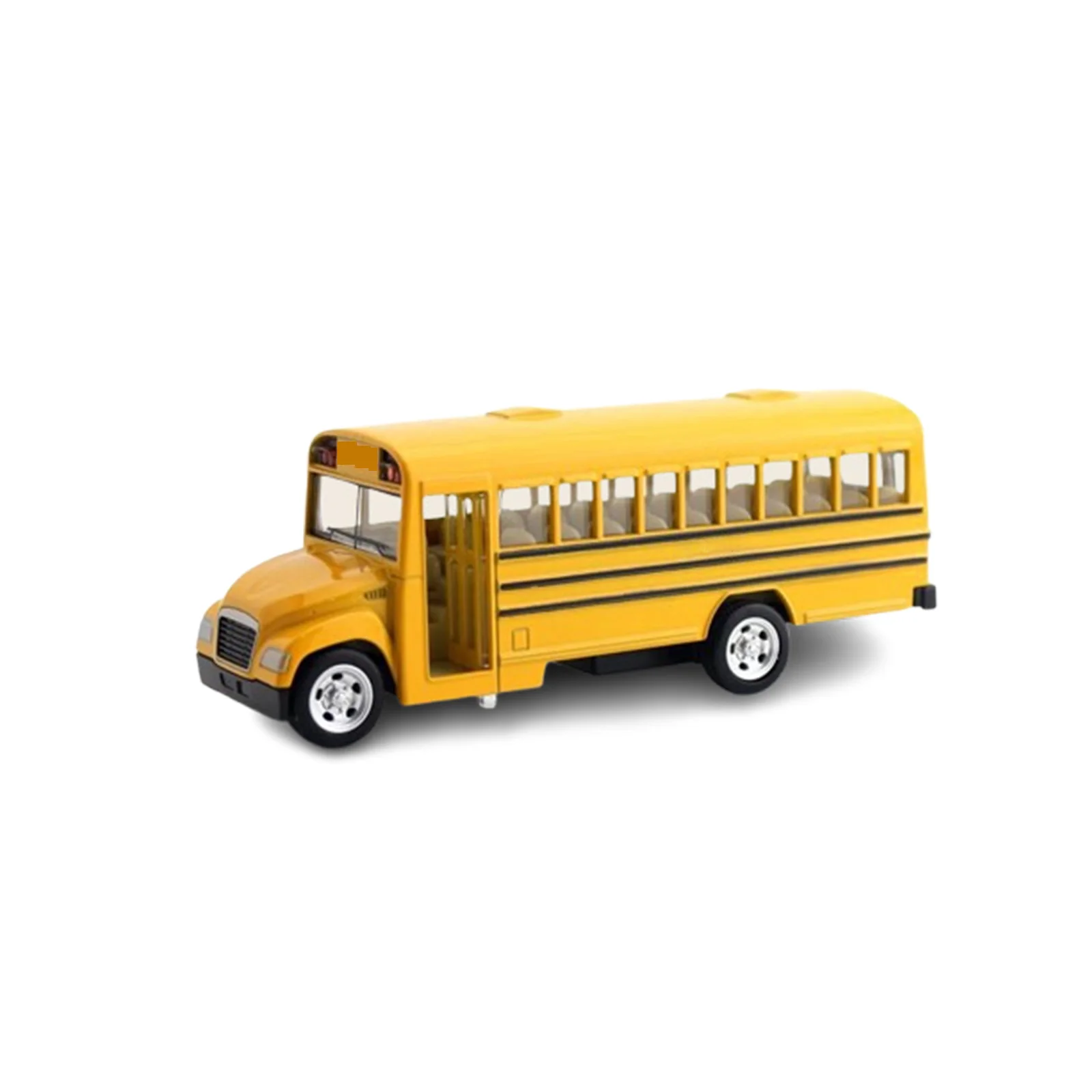 1:100 автомобиль из сплава мини-5 дюймов американский школьный автобус игрушечная