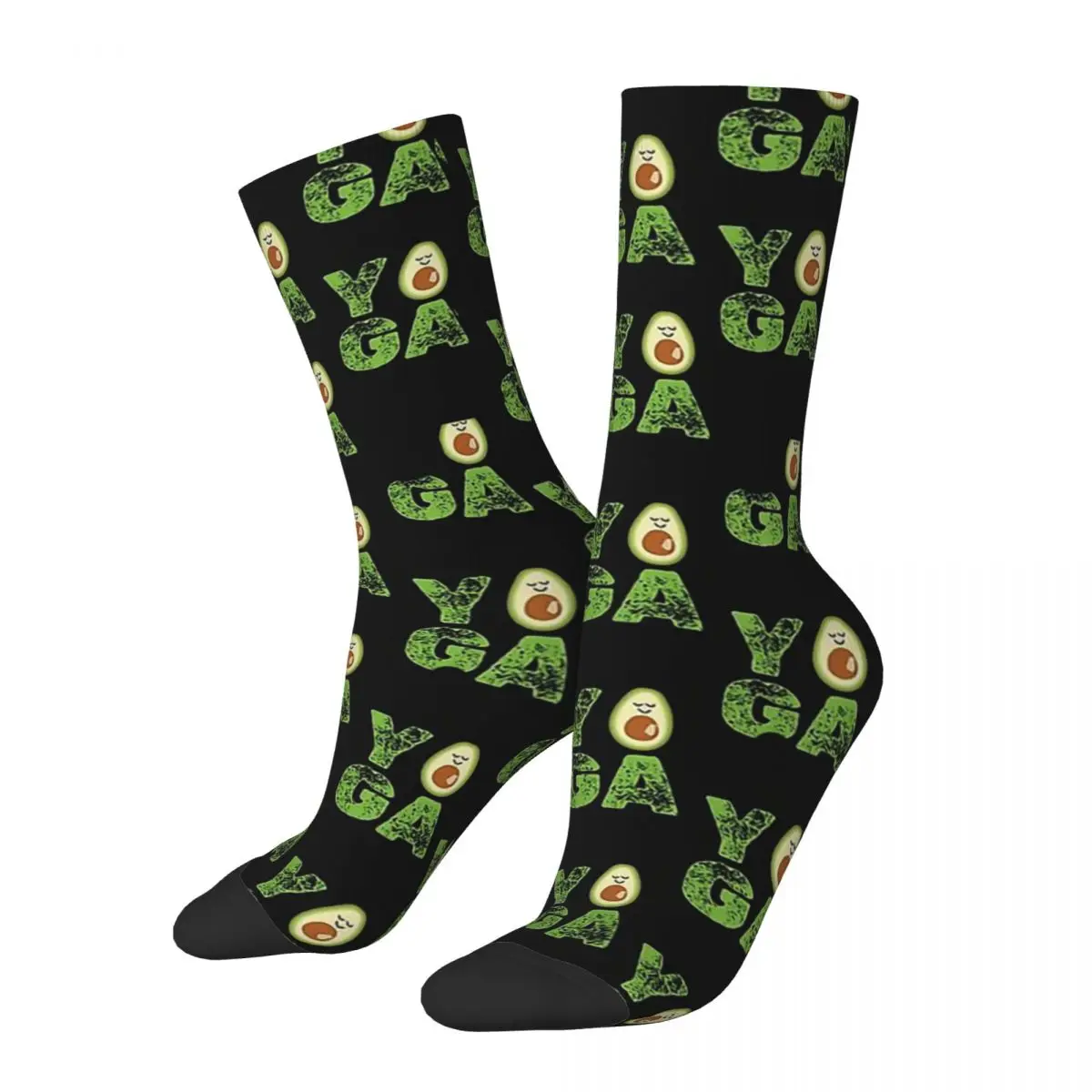 

Funny Happy Men's compression Socks Copy Of Vintage Harajuku Avocado Yoga Hip Hop Novelty Pattern Crew Crazy Sock Gift Printed