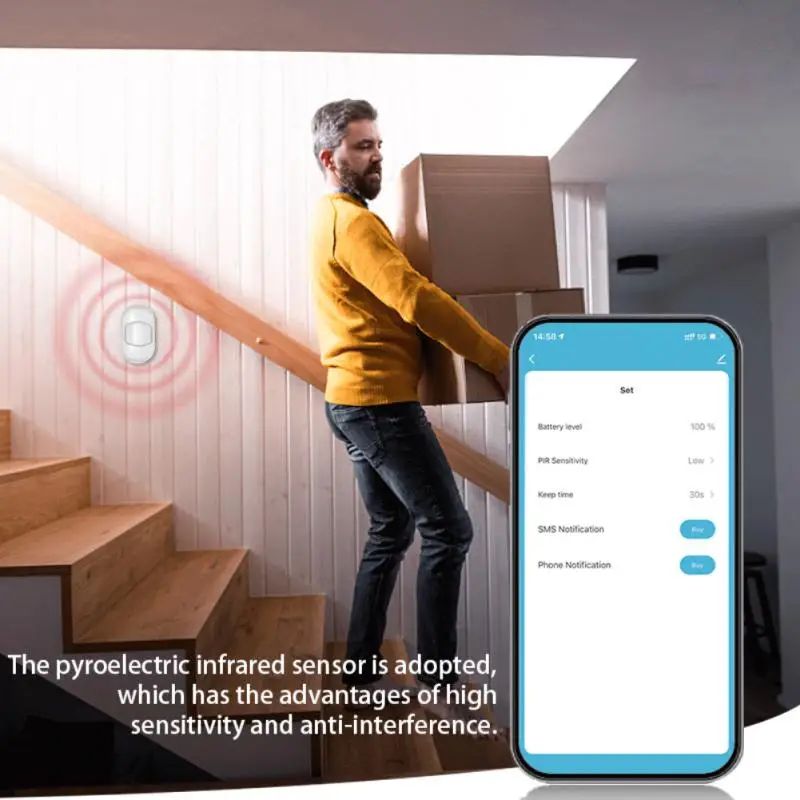 Датчик движения Tuya Zigbee инфракрасный датчик для умного дома с поддержкой Alexa |