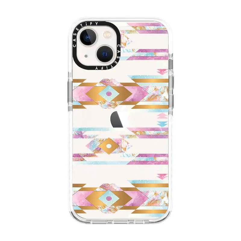 

Чехлы CASETIFY из ТПУ с геометрическим тотемным рисунком для IPhone 14 13 12 11 Pro Max XR XS Max 7P 8P 14 Plus, противоударный мягкий прозрачный чехол D0425