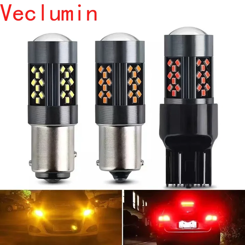 

Car LED Brake Light 1157 Reversing 1156 2016 42smd T20 Turn Signal Highlight Motorcycle Taillights 7740 7443 White Yellow Red