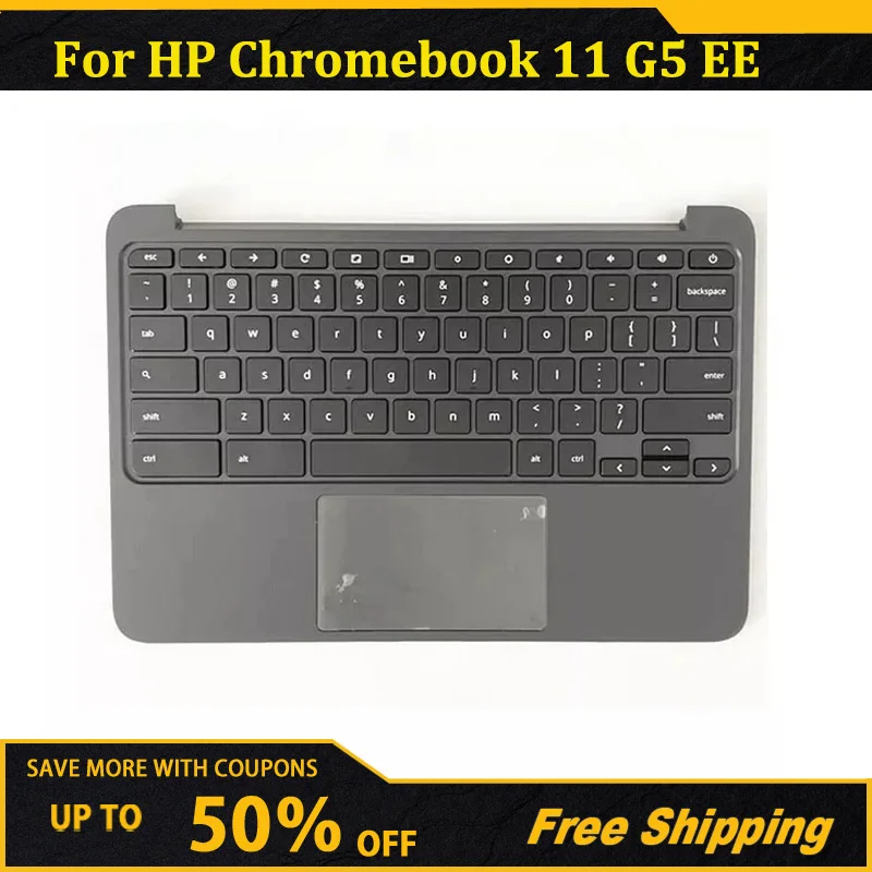 

New Original Keyboard For HP Chromebook 11 G5 EE Palmrest C Cover Upper Spanish US/UK/SP/CA Base Black Top Laptop Case Shell