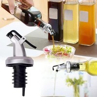 3pcs bottle stopper leak proof wine bottle kitchen push type oil guide plastic pour soy sauce bottles cap bottles head