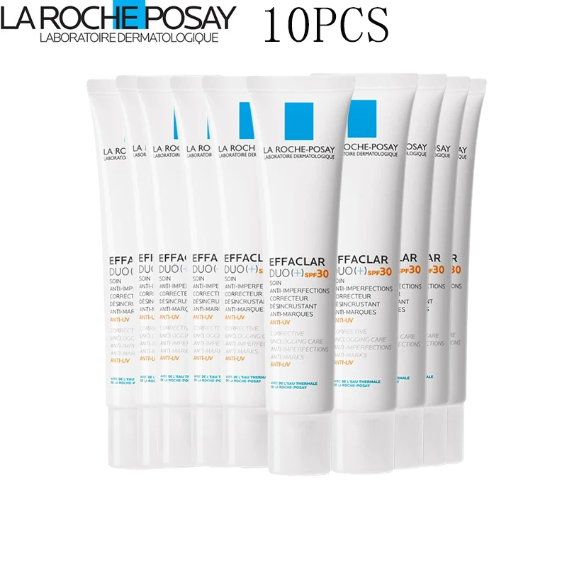 

10pcs La Roche Posay Effaclar Duo+ with SPF30 Acne Treatment Acne Mark Remover Powerful Pimples Blackhead Lotion Oil Control
