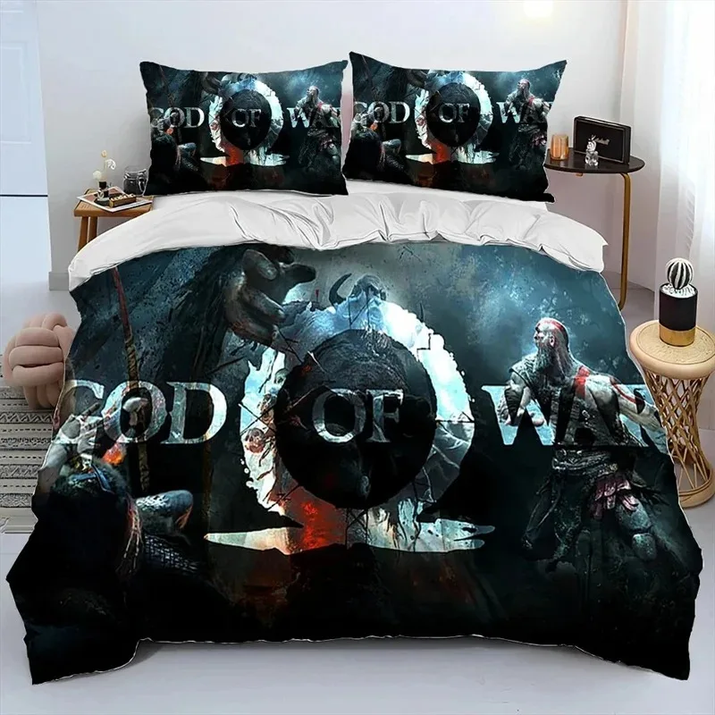 God of War Game Gamers Kratos Bedding Sets exquisite bed supplies set duvet cover comforter luxury birthday gift