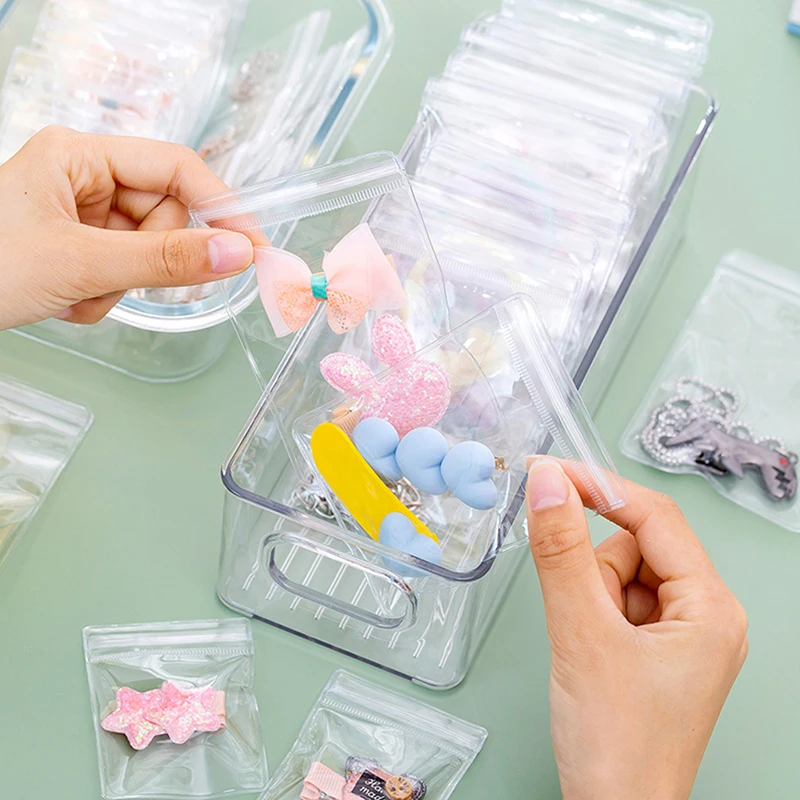 

Jewelry Necklace Ring Holder Drawer Storage Box Desktop Organizer Zip Lock Bag Jewelry Zip Lock Bags