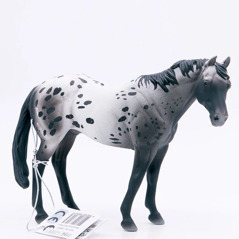 

2022 CollectA Horse Country Farm Animals Appaloosa Blue Roan Scale 1:20 PVC Simulational Model Toys for Kids