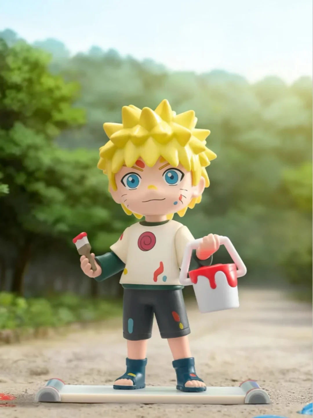 Фото Коллекционная фигурка Pop Mart Naruto Shippuden: Серия «Детство» (Blind Box) – Аниме-фигурка, украшение для рабочего стола, подарок для фанатов аниме №4
