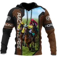 2021new autumn hoodie horse racing 3d printing menswomens sweatshirt unisex streetwear zipper pullover casual jacket 04