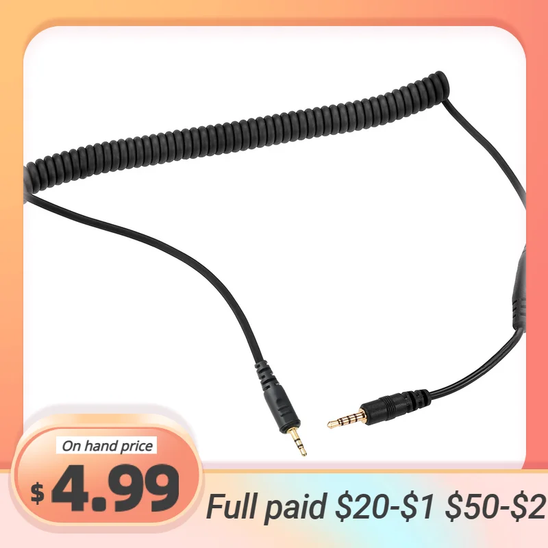 AODELAN SRC-P6 2.5mm Remote Shutter Release Cable for Panasonic: DC-S1R DC-S1 DMC-GH5S DMC-GH5 DMC-GH4 DMC-G9 DMC-G8 - купить по