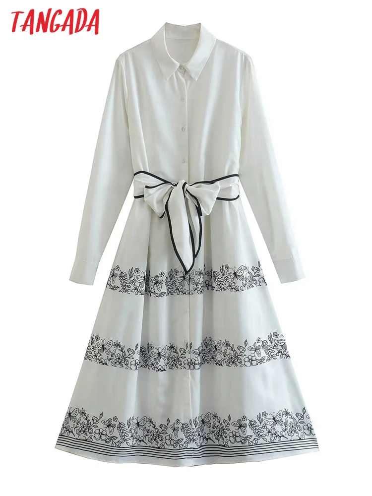 

Платье женское с отложным воротником и длинным рукавом