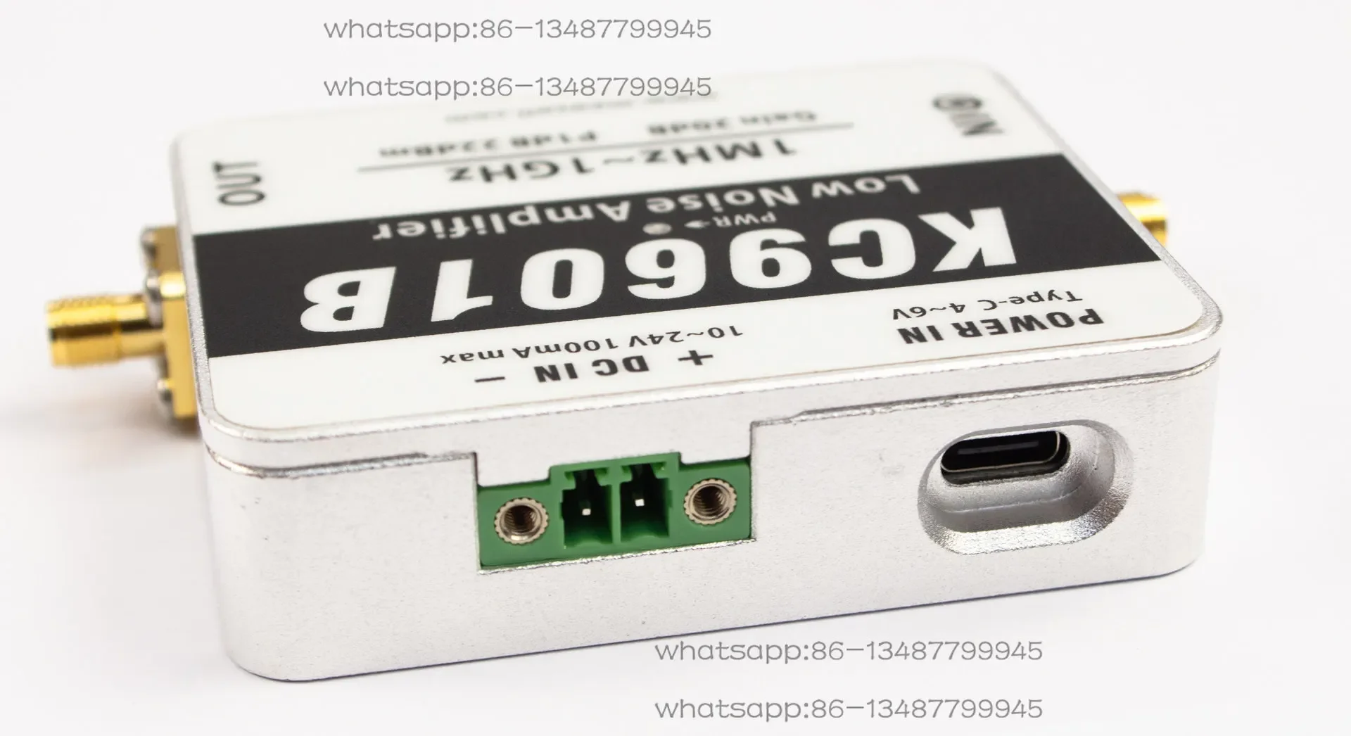 Фото KC9601B 1 ГГц высокочастотный малошумящий усилитель LNA с питанием от USB, высоким коэффициентом усиления и высокой линейностью №1