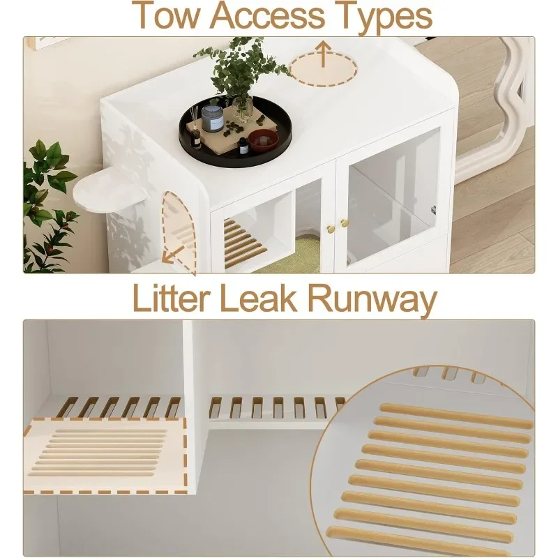 Мультяшная арена oculta con cajón и фистальная fugas lavadero casa madera para gatos