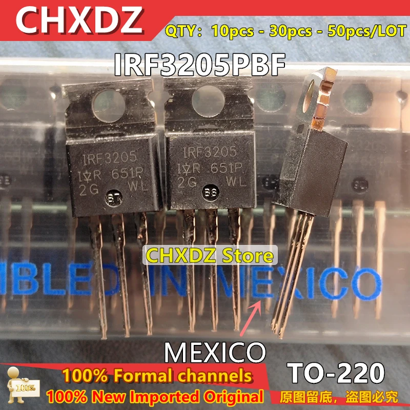 Инвертор CHXDZ IR 100% Мексика оригинал IRF3205 IRF3205PBF 110A/55V TO-220 |