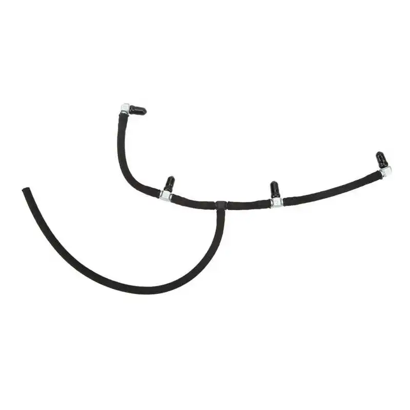 

Fuel Injector Return Line Black Sturdy Injector Fuel Bleed Off Return Line for Vehicle