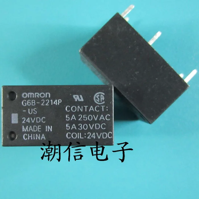 

free shipping G6B-2214P-US-24VDC 10PCS