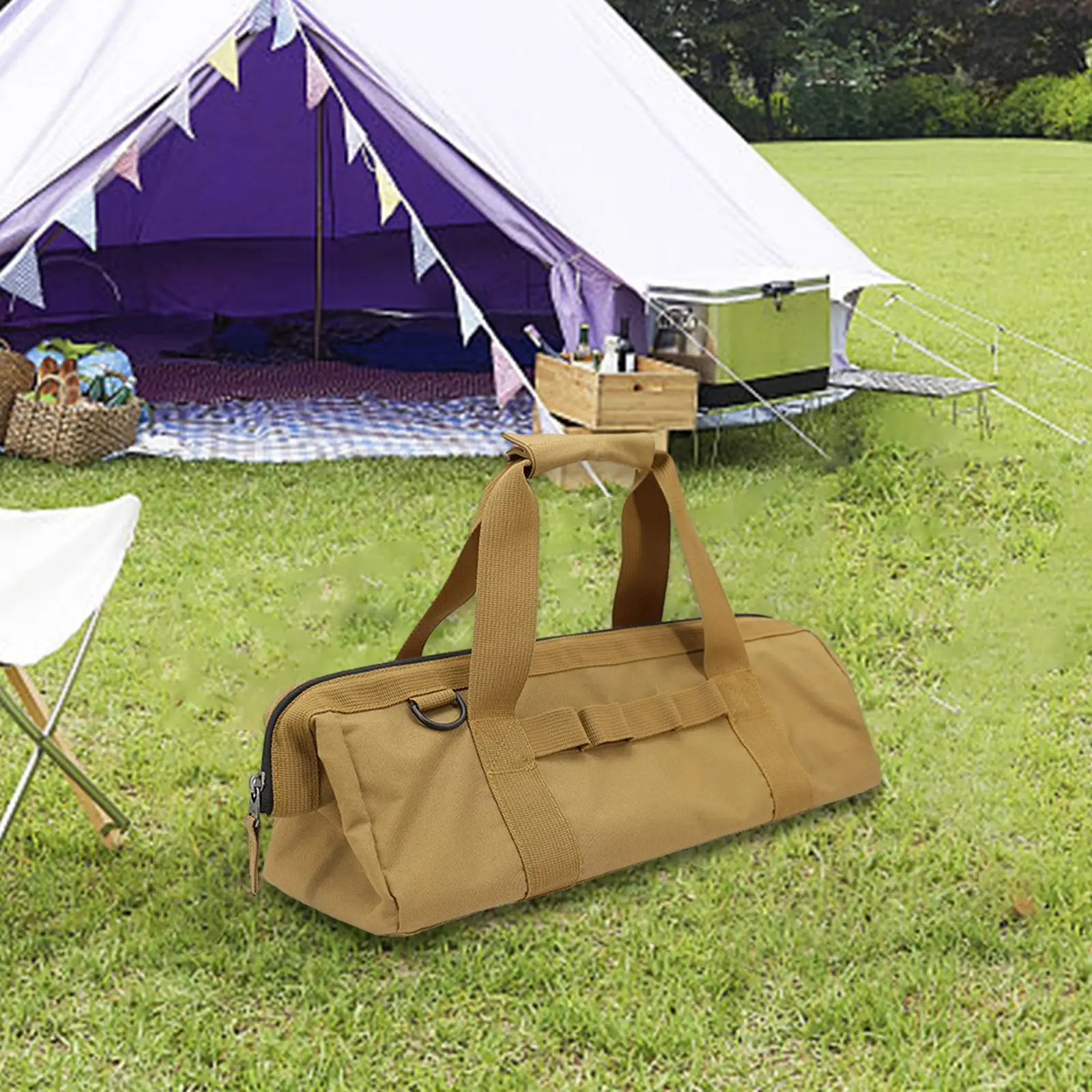 Прочная сумка для хранения вещей с ручкой хозяйственная сумка-тоут палаток мешок