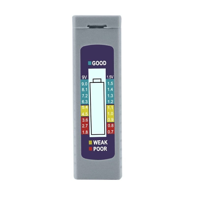 

Digital Universal Battery Tester Battery Checker LCD Display 3 Different Colors Light Indicator for AAA AA Button Cell