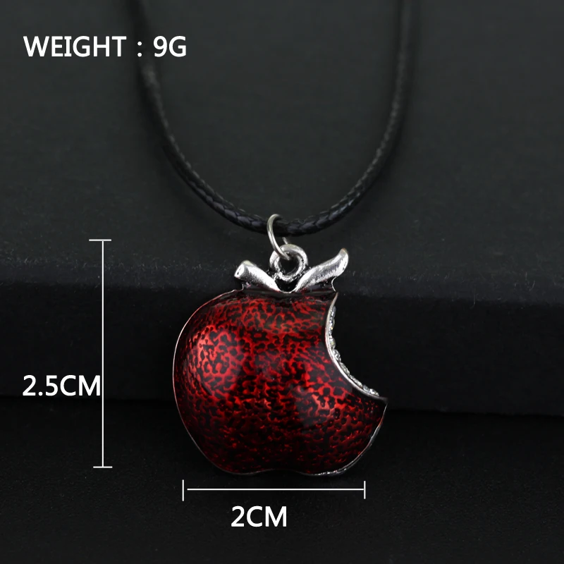 Ожерелья Once Upon A Time Регина Миллс красное яблоко румпь темные ожерелья кинжал