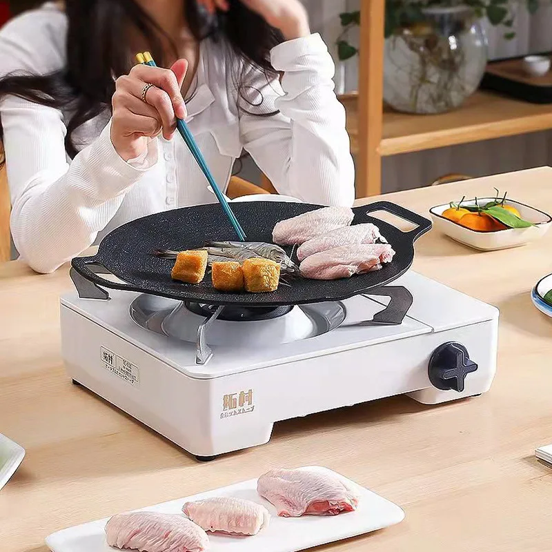 South Korea Portable Gas Stove Household Portable Cass Stove Travel Gas Stove Windproof Barbecue Stove Hot Pot Gas Stove
