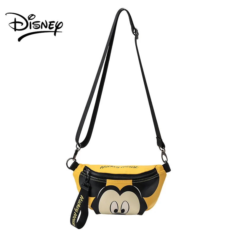 New Disney Messenger Small Waist Bag Female Trendy Ins Chest Bag Large Capacity Girl Shoulder Bag All-match Female Bag