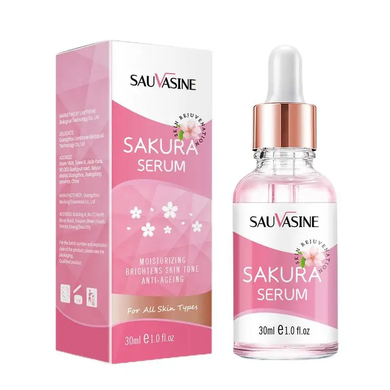 

Skin Hydrating Serums Sakura Facial Essence For Fine Lines 30ml Wrinkles Spot Remover Anti Age Essence Pore Reducer For Women