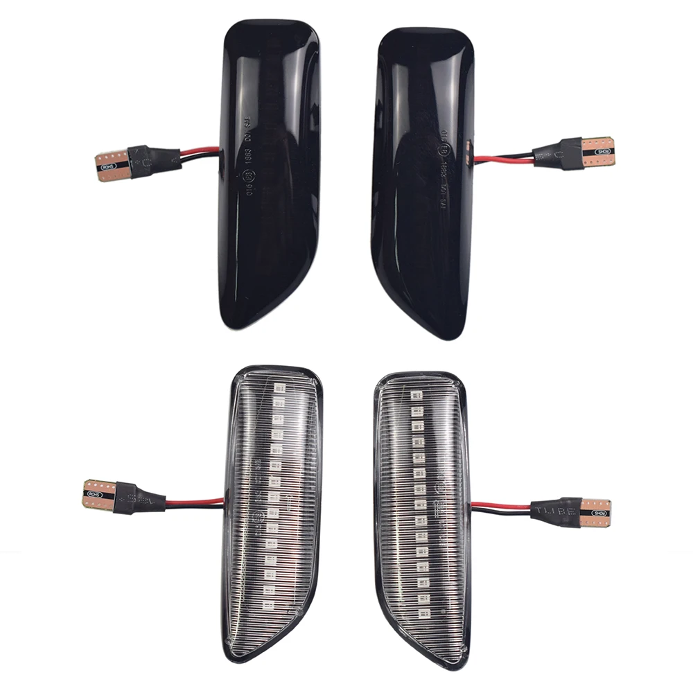 1 комплект динамический желтый светодиодный боковой указатель поворота для Volvo