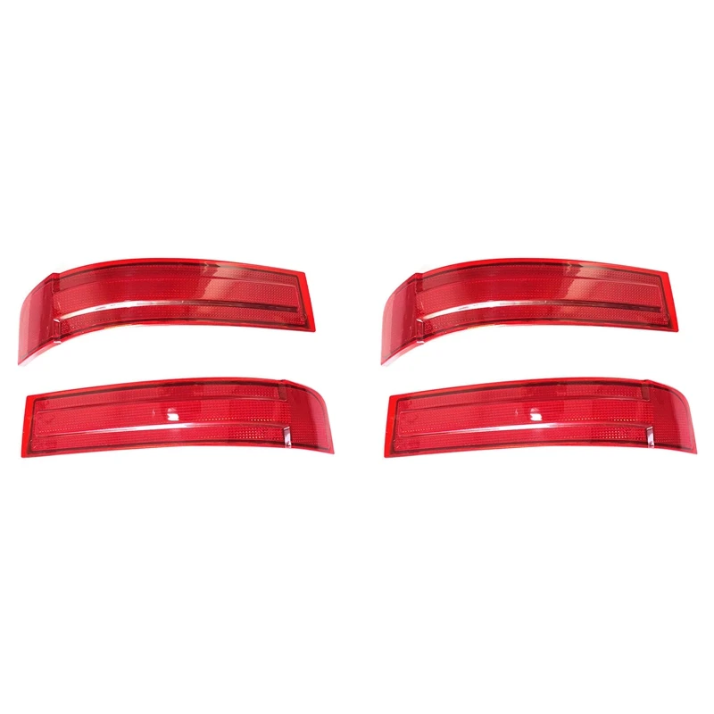 

4X For Mercedes-Benz X164 GL320 GL450 GL550 2007 2008 2009 Rear Bumper Light Warn Light Red Lens 1648201174 1648201274